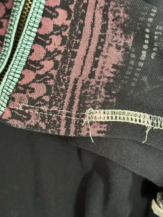 Vanilla Sugar Y2K style floral zip up women’s size small McBling - Picture 4 of 8